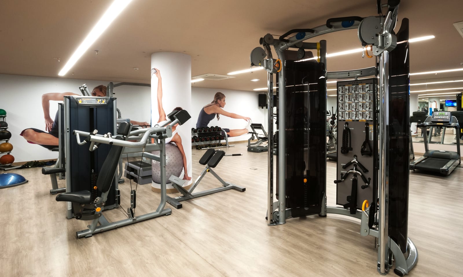 Espaço de treino no El Spa Health Club & Spa em Lisboa